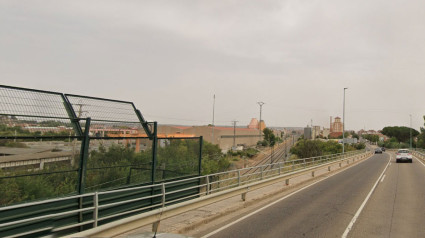 Pasarela de entrada a Palencia por la zona Norte