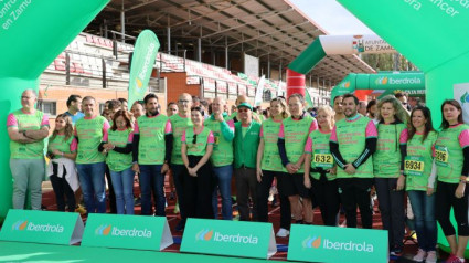 Salida de la carrera mucho x vivir de la AECC de Zamora