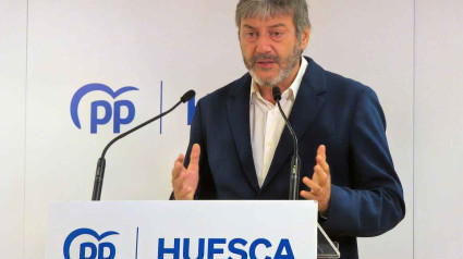 Gerardo Oliván, presidente del PP de Huesca