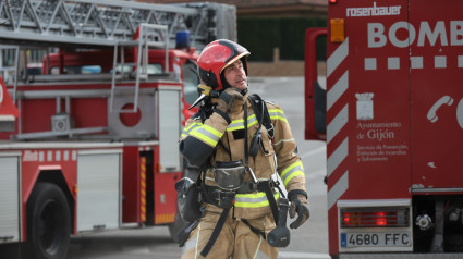 Bombero del Ayuntamiento de Gijón