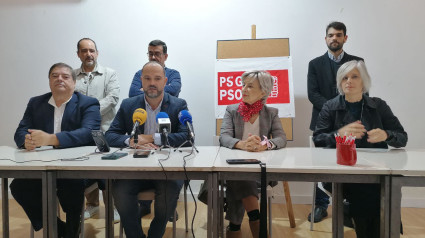 Rueda de prensa del PSdG en Ferrol