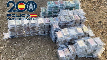 Cocaína intervenida en la operación Badulake con la Policía Nacional de Granada