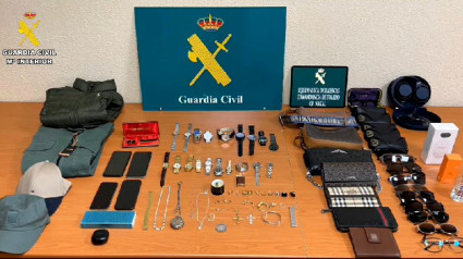 La Guardia Civil desarticula un grupo criminal dedicado al robo en domicilios