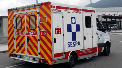 Ambulancia en el HUCA