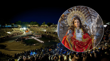 Santa Eulalia por primera vez en el antiteatro romano de Mérida