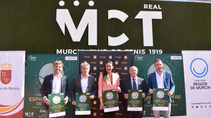 Presentación del nacional femenino y masculino de tenis