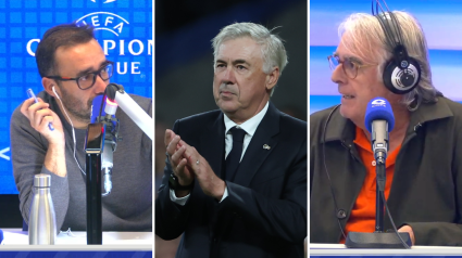 Juanma Castaño, Carlo Ancelotti y Siro López