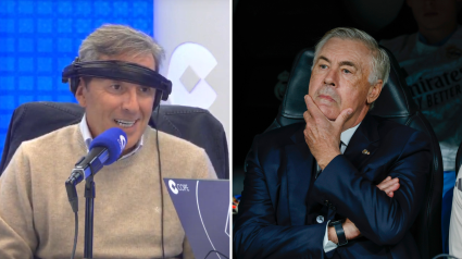 Paco González y Carlo Ancelotti