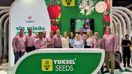 Equipo de Yuksel Seeds en Fruit Attraction.