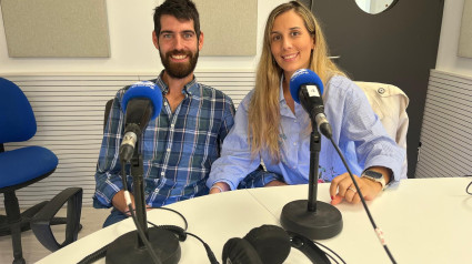 Jesús, paciente de ELA, y su mujer, Carmen