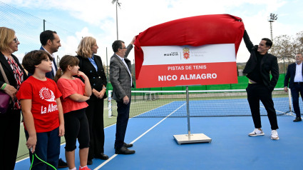 Nuevas pistas de tenis Nico Almagro en La Alberca