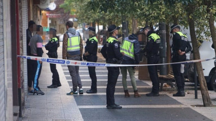 Operativo policial en el barrio de Coronación de Vitoria-Gasteiz