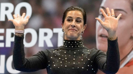 Carolina Marín, en Asturias, donde recibió el Premio Princesa de Asturias del Deporte