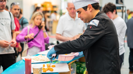 Gabriel, de Yantén Vegan Food, empresa viguesa de productos sucedáneos del mar 100% vegetales