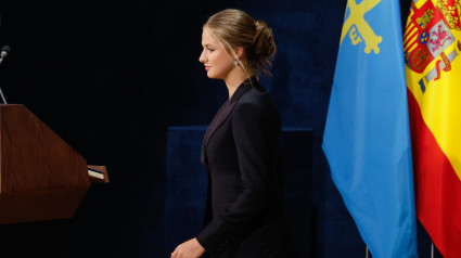 Leonor, en la ceremonia de entrega de los Premios Princesa de Asturias