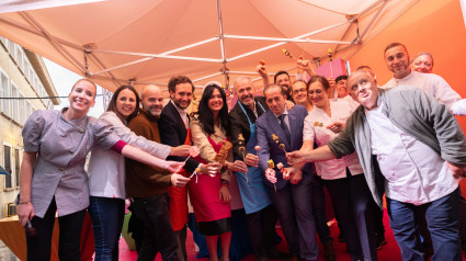 Inauguración de la feria dulce de Huesca