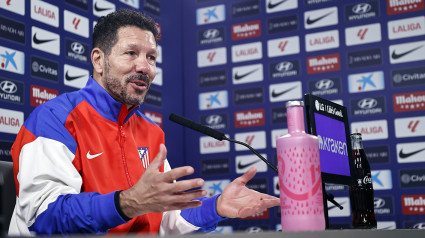 Simeone no quiso aventurar un resultado para el Clásico.