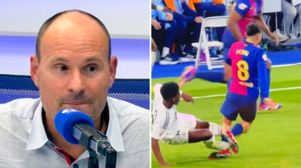 Mateu Lahoz y la acción entre Aurélien Tchouaméni y Pedri