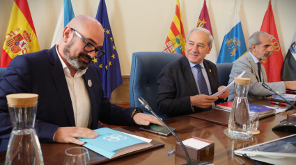 Efrén Castro (BNG) e José Tomé Roca (PSdeG-PSOE) no pleno da Deputación