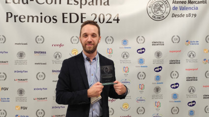 Un daimieleño, mejor educador digital de España: "El que quiere enseñar no debe dejar nunca de aprender"