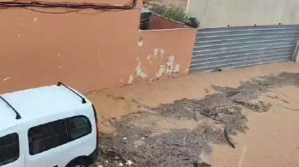 Rotura puente en Requena