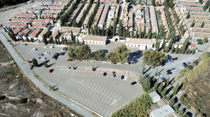 Vista aérea del cementerio de San Clemente de Lorca