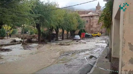 Daños provocados por la DANA en Montalbán, Teruel