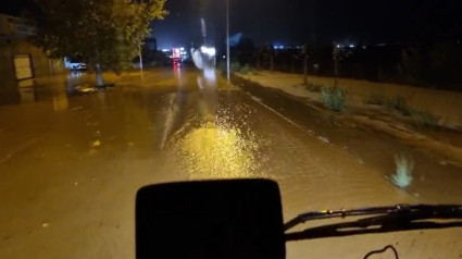 Video de un camionero de Burela atrapado en la dana