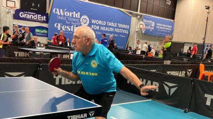 José Ángel Martín durante un momento del campeonato en Francia