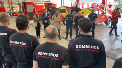 Los Bomberos de la provincia parten hacia Valencia