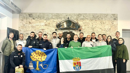 Polícia Local de Navalmoral parte a Valencia