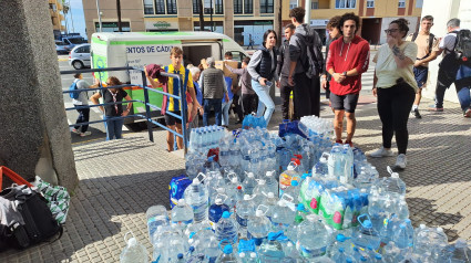 La solidaridad con Valencia de los gaditanos