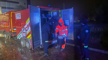 Bomberos del Consorcio Provincial de Huelva en Aldaia