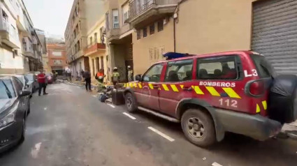 Bomberos de Zamora trabajando en Valencia tras la DANA