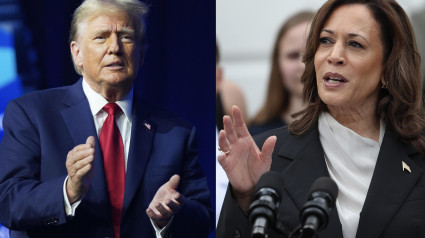 Donald Trump y Kamala Harris