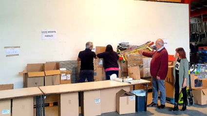 Punto de recogida del Alto Gállego en la sede comarcal de Sabiñánigo