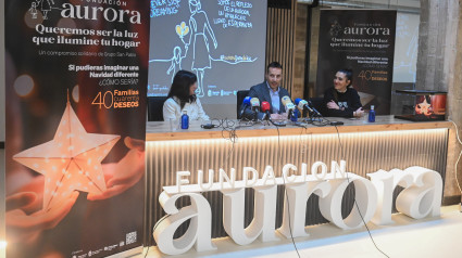 Presentación de la campaña 40 familias, 40 deseos de la Fundación Aurora