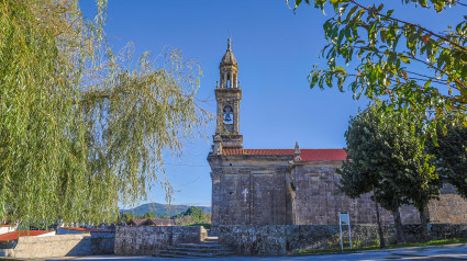 España, Galicia. Iglesia de Carnota