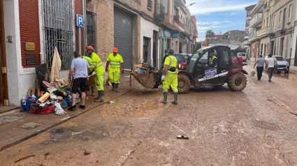 Trabajos de limpieza en La Torre