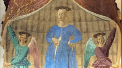 Madonna del Parto, fresco de Piero della Francesca