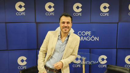 Curro Santacreu en su visita a COPE