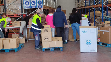 Voluntarios del Banco de Alimentos