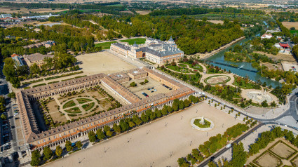 Imagen aérea de Aranjuez