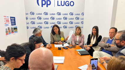 Rolda de prensa do grupo municipal do Partido Popular no Concello de Lugo