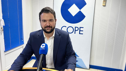 Joaquín Zapata, alcalde de La Unión, en los estudios de COPE