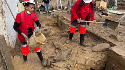 Equipos de Cruz Roja en Álora y Cártama tras la DANA