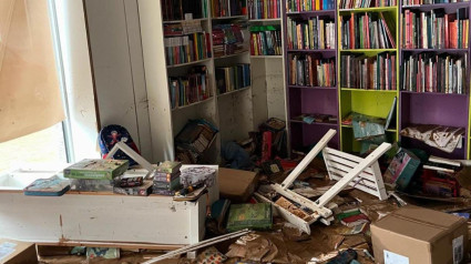 Librería Somnis de Paper arrasada por la DANA de Valencia