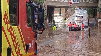 Los bomberos de Castellón realizan 93 servicios por las lluvias