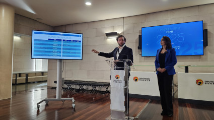 Claver y Rufas en la presentación de los presupuestos de DPH para 2025