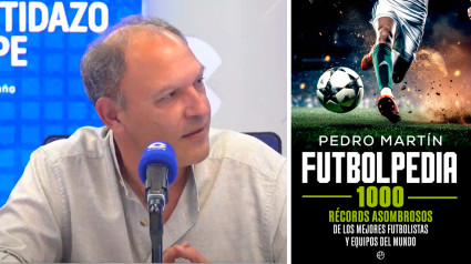 Pedro Martín presenta en El Partidazo de COPE su libro 'Futbolpedia'